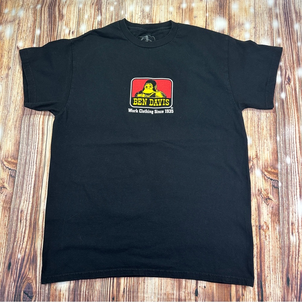 Ben Davis Black T-Shirt for Men Size Medium